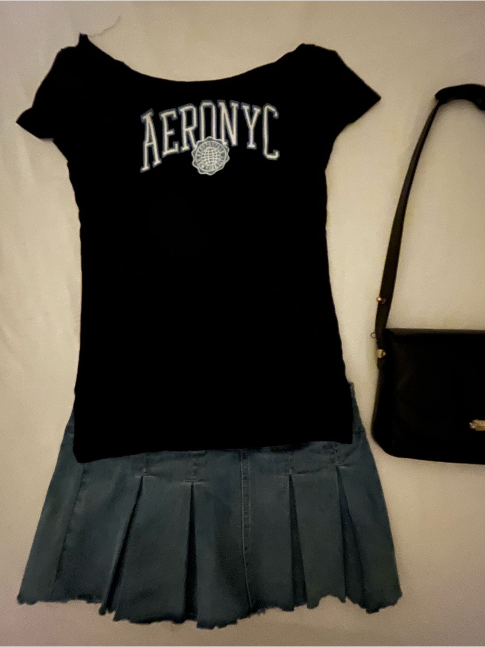 AeroNYC Black Graphic Tee